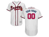 Atlanta Braves Majestic Flexbase Authentic Collection Custom Jersey - White