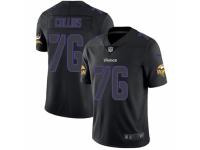 Aviante Collins Men's Minnesota Vikings Nike Jersey - Limited Black Impact Vapor Untouchable