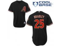 Black Archie Bradley Men #25 Majestic MLB Arizona Diamondbacks Cool Base Alternate Jersey