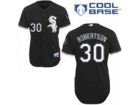 Black David Robertson Men #30 Majestic MLB Chicago White Sox Cool Base Alternate Jersey