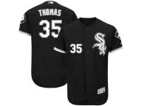 Black Frank Thomas Men #35 Majestic MLB Chicago White Sox Flexbase Collection Jersey