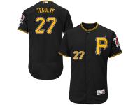 Black Kent Tekulve Men #27 Majestic MLB Pittsburgh Pirates Flexbase Collection Jersey