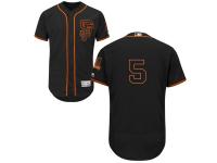 Black Matt Duffy Men #5 Majestic MLB San Francisco Giants Flexbase Collection Jersey