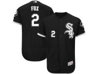 Black Nellie Fox Men #2 Majestic MLB Chicago White Sox Flexbase Collection Jersey