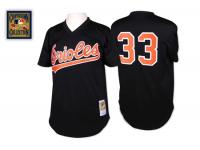 Black Throwback Eddie Murray Men #33 Mitchell And Ness MLB Baltimore Orioles Jersey