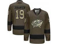 Blue Jackets #19 Ryan Johansen Green Salute to Service Stitched NHL Jersey