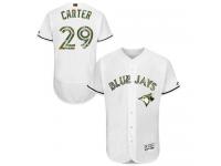 Blue Jays #29 Joe Carter White Flexbase Authentic Collection 2016 Memorial Day Stitched Baseball Jersey