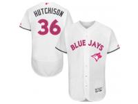 Blue Jays #36 Drew Hutchison White Flexbase Authentic Collection 2016 Mother Day Stitched Baseball Jersey