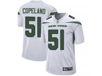 Brandon Copeland Game White Road Men's Jersey - Football New York Jets #51