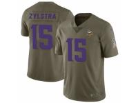 Brandon Zylstra Men's Minnesota Vikings Nike 2017 Salute to Service Jersey - Limited Green