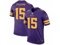 Brandon Zylstra Men's Minnesota Vikings Nike Color Rush Jersey - Legend Vapor Untouchable Purple