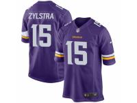 Brandon Zylstra Men's Minnesota Vikings Nike Team Color Jersey - Game Purple