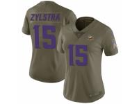 Brandon Zylstra Women's Minnesota Vikings Nike 2017 Salute to Service Jersey - Limited Green