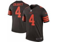 Britton Colquitt Men's Cleveland Browns Nike Color Rush Jersey - Legend Vapor Untouchable Brown
