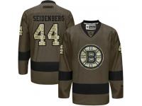 Bruins #44 Dennis Seidenberg Green Salute to Service Stitched NHL Jersey
