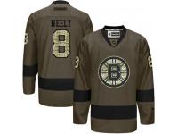 Bruins #8 Cam Neely Green Salute to Service Stitched NHL Jersey