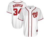 Bryce Harper Washington Nationals #34 Majestic Replica Jersey - White