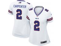 Buffalo Bills Dan Carpenter Women's Road Jersey - White Nike NFL #2 Game