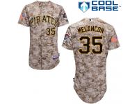 Camo Mark Melancon Men #35 Majestic MLB Pittsburgh Pirates Cool Base Alternate Jersey