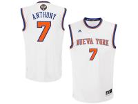Carmelo Anthony New York Knicks adidas Noches Ene-Be-A Swingman Jersey - White
