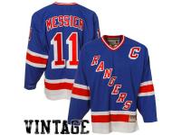 CCM Mark Messier New York Rangers Heroes Of Hockey Throwback Jersey-Royal Blue