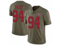 Charles Haley Men's San Francisco 49ers Nike 2017 Salute to Service Jersey - Limited Green