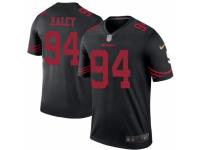 Charles Haley Men's San Francisco 49ers Nike Color Rush Jersey - Legend Black
