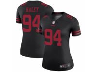 Charles Haley Women's San Francisco 49ers Nike Color Rush Jersey - Legend Black