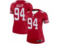 Charles Haley Women's San Francisco 49ers Nike Jersey - Legend Vapor Untouchable Scarlet