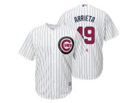 Chicago Cubs #49 Jake Arrieta White Stars & Stripes 2016 Independence Day Cool Base Jersey