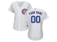 Chicago Cubs Majestic Women's Cool Base Custom Jersey - White