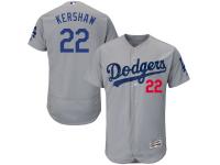 Clayton Kershaw L.A. Dodgers Majestic Flexbase Authentic Collection Player Jersey - Gray