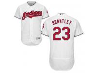 Cleveland Indians #23 Michael Brantley White Flexbase Authentic Collection Stitched Baseball Jersey
