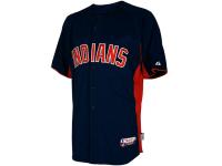 Cleveland Indians Majestic Cool Base Batting Practice Jersey - Navy