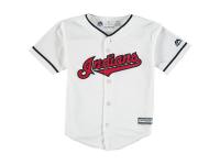 Cleveland Indians Majestic Toddler Official Cool Base Jersey - White