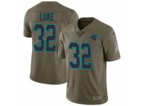 Cole Luke Men's Carolina Panthers Nike 2017 Salute to Service Jersey - Limited Green