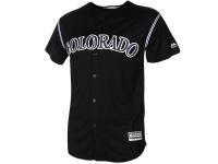 Colorado Rockies Youth Official 2015 Cool Base Jersey - Black