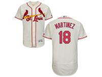 Cream Carlos Martinez Men #18 Majestic MLB St. Louis Cardinals Flexbase Collection Jersey