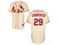 Cream Chris Carpenter Men #29 Majestic MLB St. Louis Cardinals Cool Base Alternate Jersey