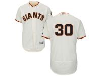 Cream Orlando Cepeda Men #30 Majestic MLB San Francisco Giants Flexbase Collection Jersey