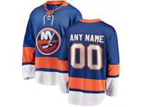 Customized Men's New York Islanders Royal Blue Home Breakaway NHL Jersey