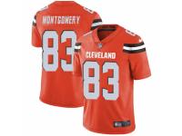 D.J. Montgomery Men's Cleveland Browns Nike Alternate Vapor Untouchable Jersey - Limited Orange