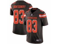 D.J. Montgomery Men's Cleveland Browns Nike Team Color Vapor Untouchable Jersey - Limited Brown