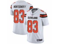 D.J. Montgomery Men's Cleveland Browns Nike Vapor Untouchable Jersey - Limited White