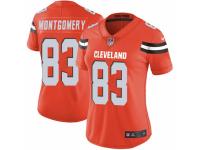 D.J. Montgomery Women's Cleveland Browns Nike Alternate Vapor Untouchable Jersey - Limited Orange