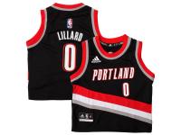 Damian Lillard Portland Trail Blazers adidas Preschool Replica Road Jersey - Black