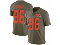 Daniel Ekuale Men's Cleveland Browns Nike 2017 Salute to Service Jersey - Limited Green