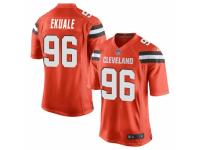 Daniel Ekuale Men's Cleveland Browns Nike Alternate Jersey - Game Orange