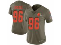 Daniel Ekuale Women's Cleveland Browns Nike 2017 Salute to Service Jersey - Limited Green