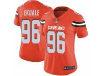 Daniel Ekuale Women's Cleveland Browns Nike Alternate Vapor Untouchable Jersey - Limited Orange